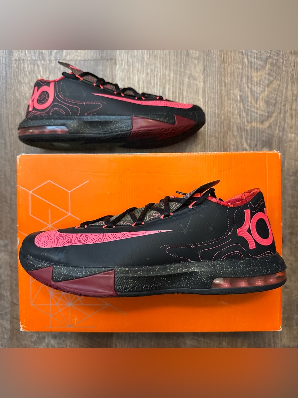 Nike KD 6 VI Meteorology Black Pink